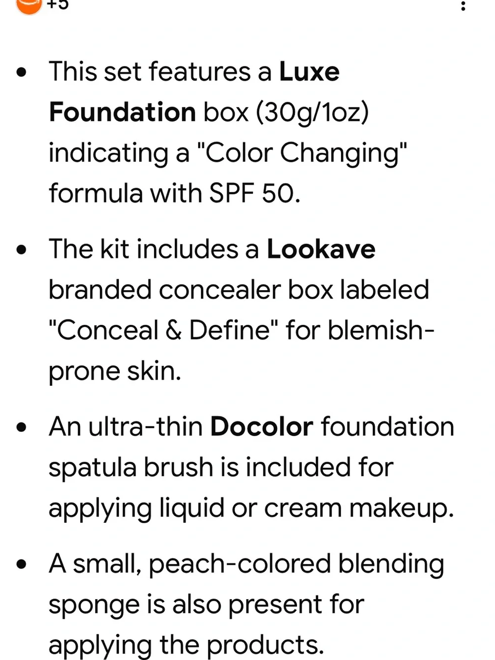 Luxe Foundation Set with Pink Sponge & Gold Brush